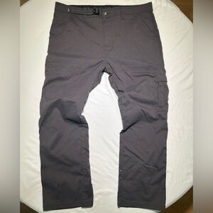 Prana Men's Zion Stretch Hiking Pants Slate Gray 38x30 UPF Outdoor